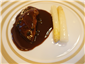 Anjou pigeon with white asparagus